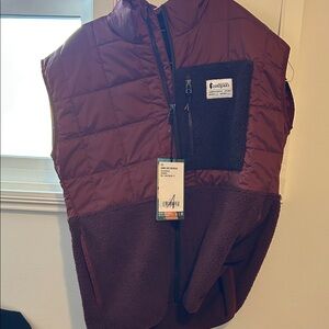Cotopaxi Burgundy Puffer Vest